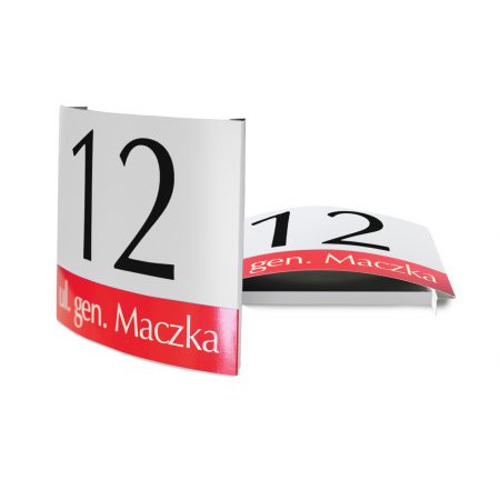 Tablica z numerem domu - WYPUKŁA