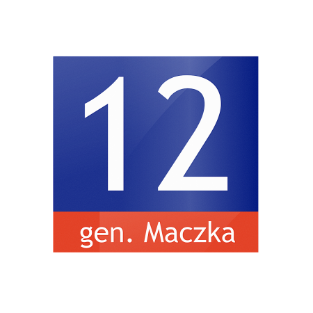 Tabliczka z adresem - EKONOMICZNA