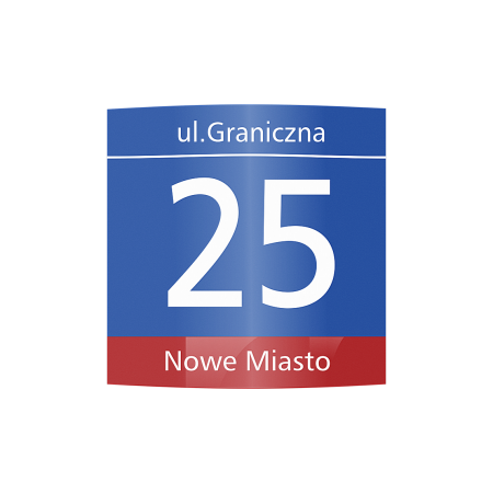 Tablica adresowa - WARSZAWSKA
