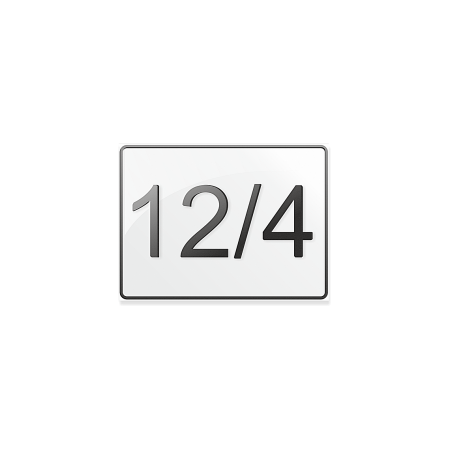 Tablica numeracyjna - Aluminiowa