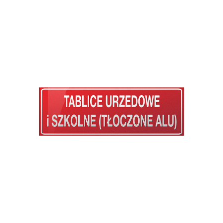 Tablica urzędowa, szkolna - Aluminiowa