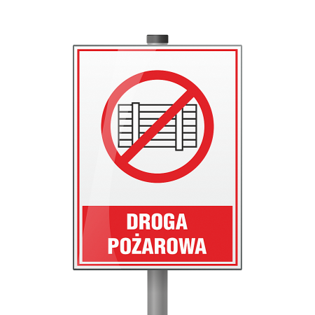 Tabliczka - Droga pożarowa