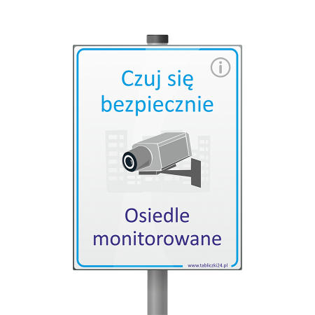 Tabliczka - Czuj się bezpiecznie