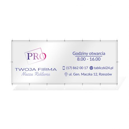 Baner reklamowy - Plandeka z nadrukiem