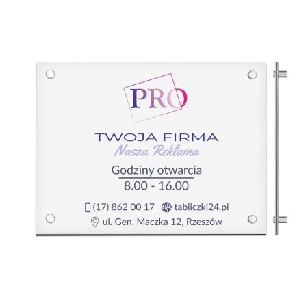 Szyld reklamowy PREMIUM - Tablica reklamowa