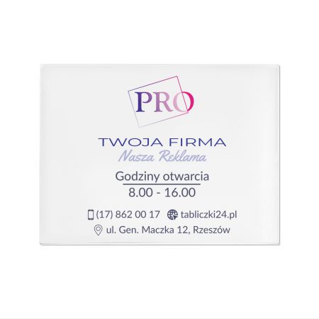 Szyld reklamowy EKO - Tablica reklamowa